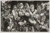 The Adoration of St Eugeune (sic) by Diane Victor, etching and aquatint, offered May 2019