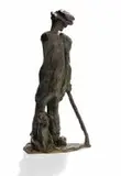 Frans Claerhout, The Shepherd, bronze with a brown patina