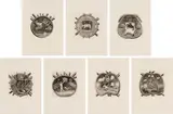 Pippa Skotnes, White Wagons, portfolio, 1993, etching and blind embossing