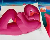 Margaret McKean, Reclining Nude, oil on canvas