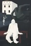 Fred Page, Ghostly Street Scene, oil on canvas laid down on board