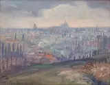 Mary Riter Hamilton, Arras 1919, oil on canvas laid down on board
