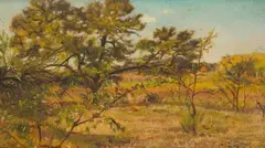 Anton van Wouw, Meintjieskop, oil on board