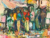 Ephraim Ngatane, Row of Figures
