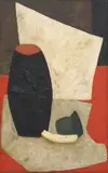 Erik Laubscher, Still Life with Urn, oil on board