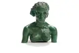 Sir Jacob Epstein Kbe, First Portrait of Lydia, bronze with a green patina