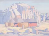 Native Huts, Basutoland by Jacobus Hendrik Pierneef, oil on board, offered May 2019