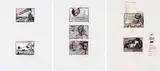 William Kentridge, Russian Fragments, three, collage and mixed media