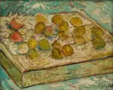 A Box of Mangoes by Alexis Preller, oil on canvas, offered May 2019