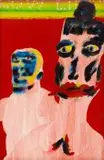 Low Life by Robert Hodgins, oil on board, sold May 2019