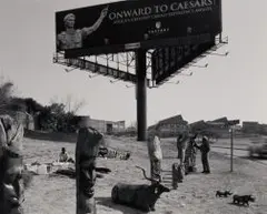 Carvings for Sale on William Nicol Drive by David Goldblatt, photographic print, offered May 2019