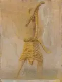 Deborah Bell, Shaman, mixed media on paper