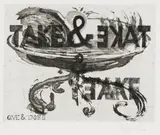 William Kentridge, Give & Take II, hardground, engraving, sugarlift
