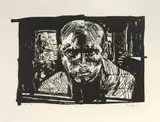 Jack by William Kentridge, 2015, linocut, sold Mar 2019