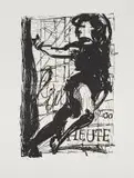 Akarova by William Kentridge, 2015, linocut, sold Mar 2019
