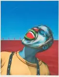 Norman Catherine, Walls without Clouds, hand-separated offset lithograph