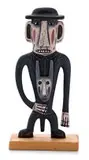 Norman Catherine, Behind the Mask, carved and painted wood
