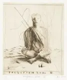 Deborah Bell, Forgotten Gods III, etching
