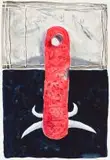 Colbert Mashile, Abstracted Object, watercolour on paper