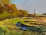 Sunny Afternoon Pasturelands, Cavers Farm by Errol Boyley, oil on canvas, offered Mar 2019