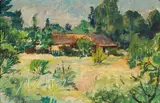 Artist's Parental Home by Zakkie Eloff, oil on board, offered Mar 2019