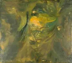 Wilfred Delporte, Skyscape, oil on canvas