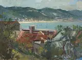 Simons Town by Piet van Heerden, oil on canvas board, offered Mar 2019
