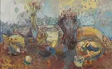 Max Wolpe, Coffee Still Life, oil on canvas