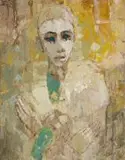 Frank Spears, Portrait, oil on board