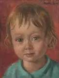 Neville Lewis, Portrait of Frederick Lewis (The Artist's Youngest Son)