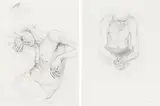 Johann Moolman, Male Nude, two, charcoal on paper