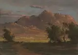 Tinus de Jongh, Afternoon Light, pastel on paper