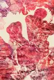 Abstracted Figures by Sokhaya Charles Nkosi, monoprint, sold Mar 2019