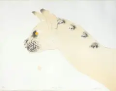 Muse by Night by Judith Mason, lithograph in colours, sold Mar 2019