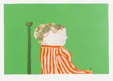 Robert Hodgins, Miss Priss, five colour lithograph