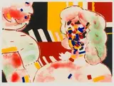 Robert Hodgins, Encounter, colour screenprint