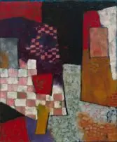Breyten Breytenbach, Abstract, oil on canvas
