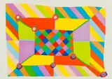 Marabaraba One by Walter Battiss, colour screenprint, sold Oct 2018