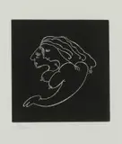 Two Profiles by Walter Battiss, linocut, sold Oct 2018