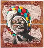 Mandlenkosi Mavengere, The Optimal, mixed media on canvas