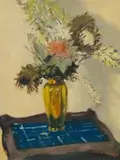 Walter Westbrook, Vase of Flowers, oil on canvas