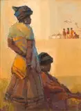 Repose (Bonvana, Transkei) by Titta Fasciotti, oil on canvas laid down on board, offered Oct 2018
