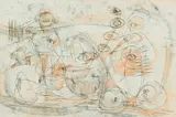 Fred Schimmel, Abstract, mixed media