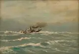 George William Pilkington, Ship at Sea