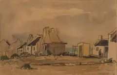 David Botha, Waenhuiskrans, watercolour on paper