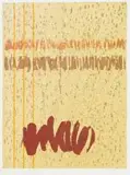 Fred Schimmel, Calligraphic Abstract, screenprint