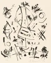 Ernest Mancoba, Untitled, lithograph
