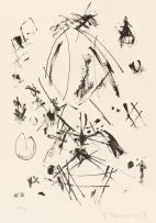 Ernest Mancoba, Untitled, lithograph
