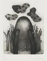John (Jfc) Clarke, Kraal II, intaglio etching