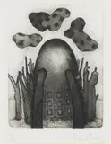 John (Jfc) Clarke, Kraal II, intaglio etching